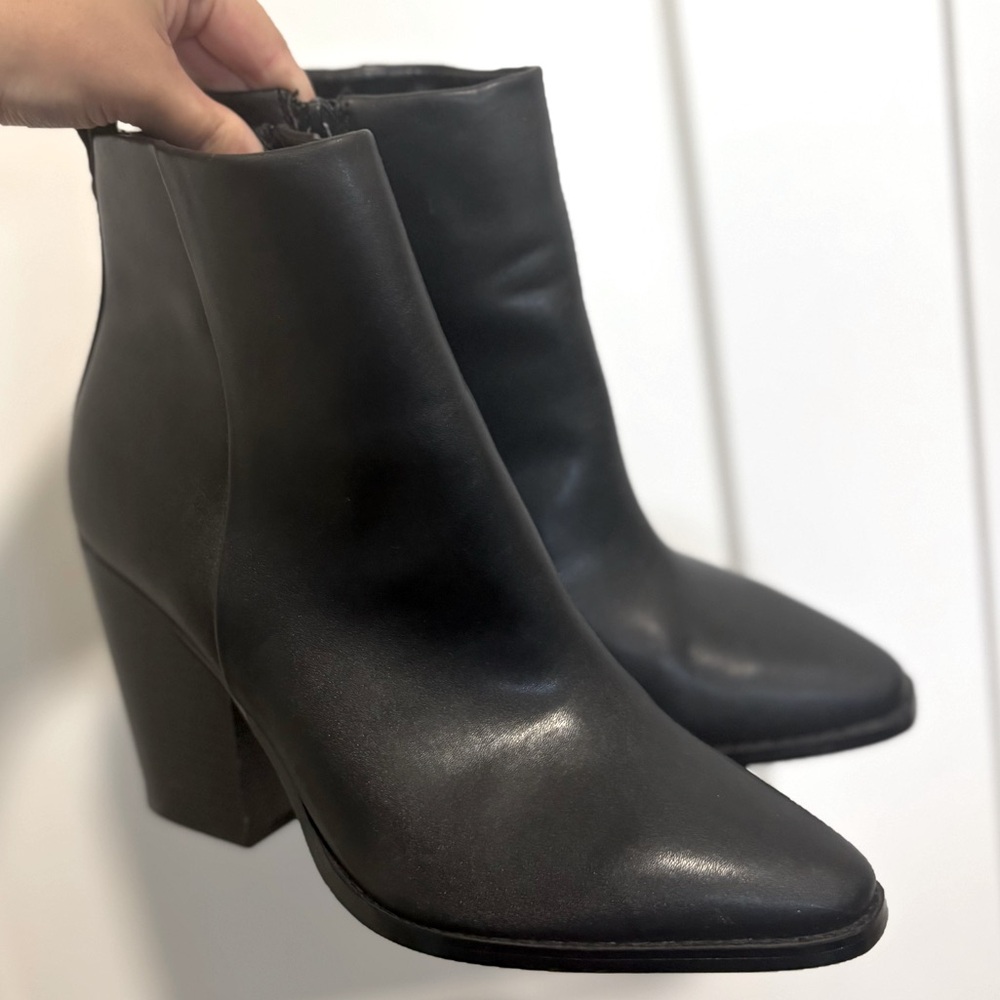 Kendall & Kylie Black Fall Heeled Ankle Boots Women's Size 8